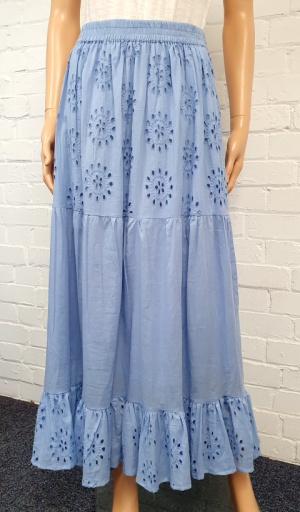 Jessica Graaf Light Blue Skirt